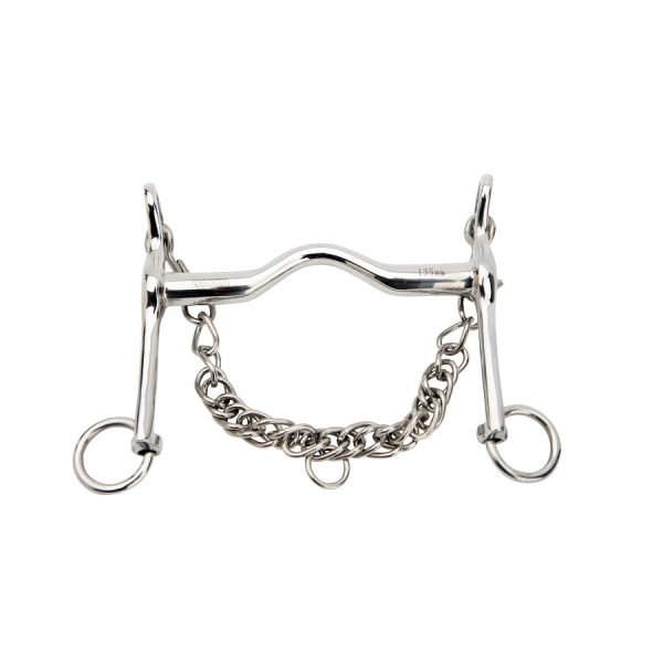 Dressuurstang Tongboog Rvs, 18 Mm - 9057. Roestvrijstaal