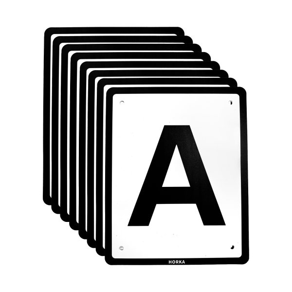 Hang Dressuur Letters Basis Set Van 8 - 2. Zwart