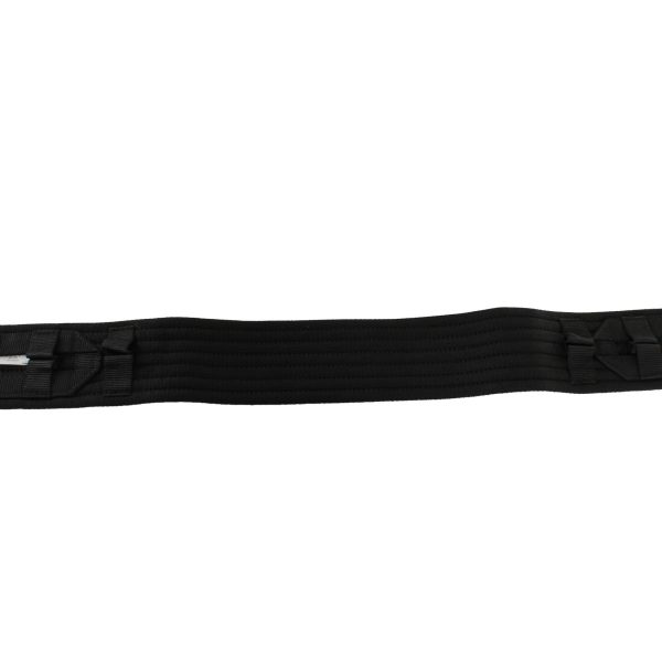 Singel Dressuur, Poly Rib - 232. Zwart/zilver