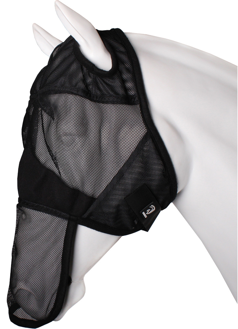 Anti Vliegenmasker Soft Mesh - 2. Zwart