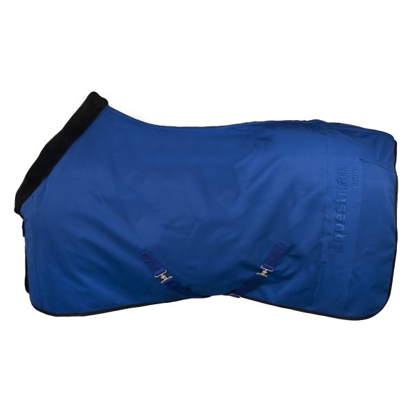 Equestrian Pro Embossed Spandex Fleece Deken - 6. Blauw