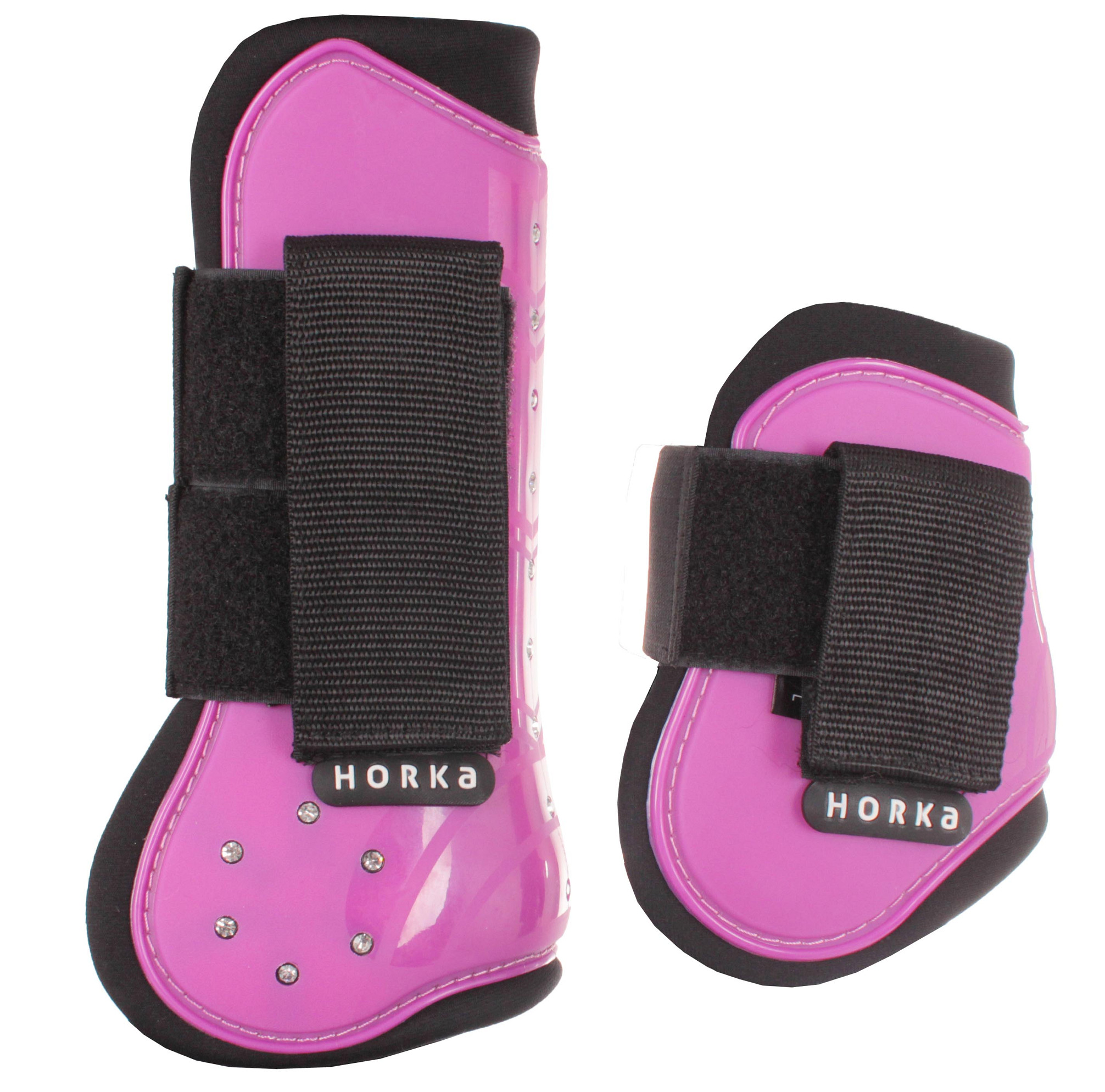 Pvc Beenbeschermerset Strass, Set Van 4 - 319. Rosa