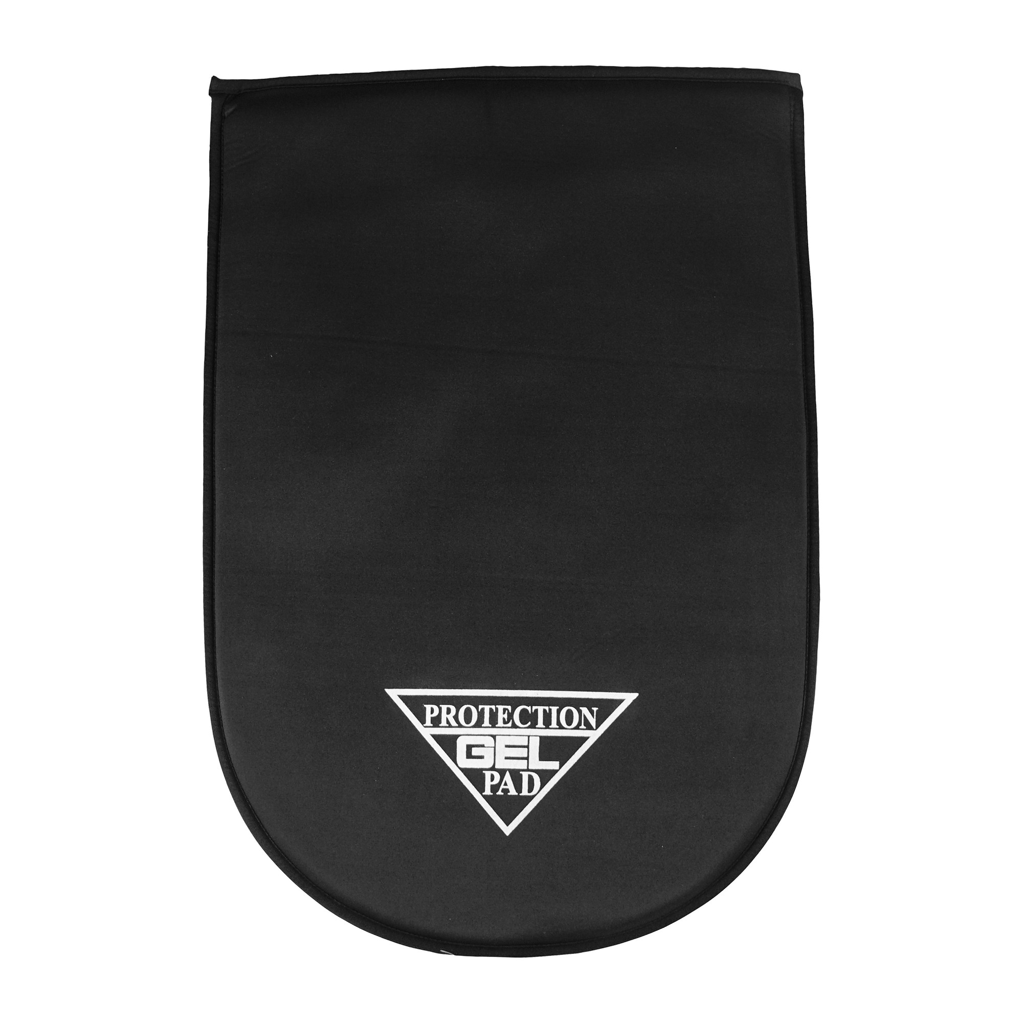 Neopreen Gel Pad, Recht-rond - 2. Zwart