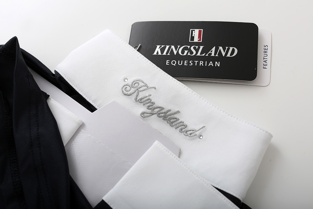 Дамска блуза Kingsland - тъмно синя - Image 4