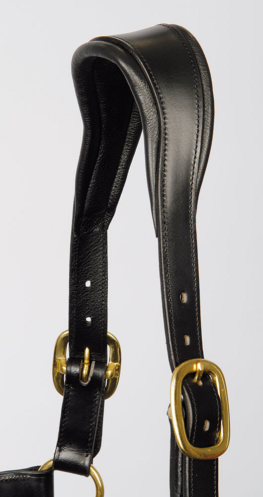 Анатомичен кожен оглавник (юлар) за коне Harry's Horse - Image 3